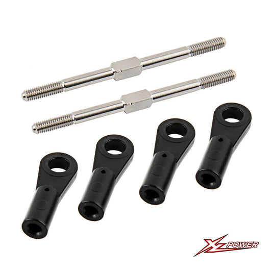 XL70H14 Titanium linkage Rod Set