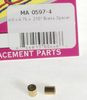 0597-4 m3 x 4.75 x .215" Brass Spacer - Pack of 2