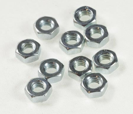 0017-3 4mm Hex Nut - Pack of 10