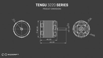 EGODRIFT TENGU 3220HS / 960KV (6S)